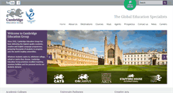 Desktop Screenshot of cambridgeeducationgroup.com