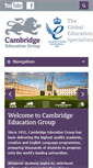 Mobile Screenshot of cambridgeeducationgroup.com